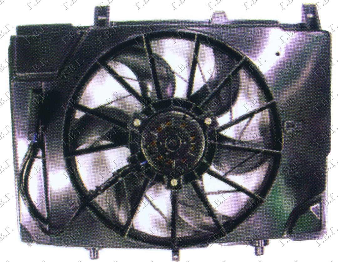 VENTILATOR HLADNJAKA KOMPLET (BENZIN)