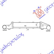 HLADNJAK INTERCOOLER 2.0-2.2-2.7 CDi(56x113x50)