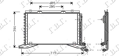 HLADNJAK KLIME 2.0 COMPR -2.0-2.2CDI(57x32