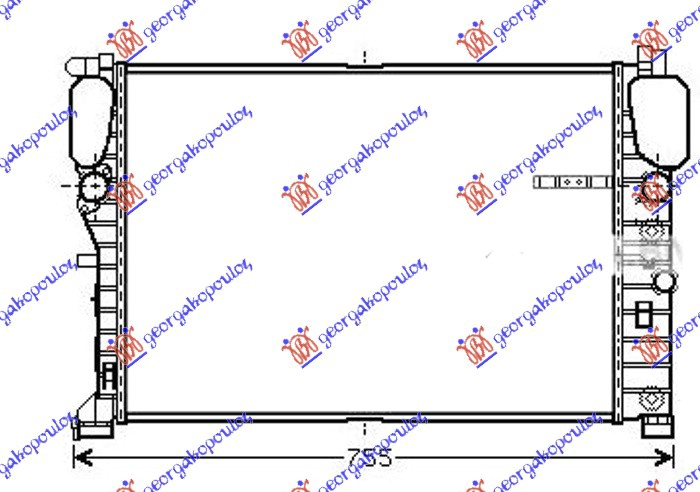 HLADNJAK MOTORA 5.5/6.2 BENZIN - 3.2/4.0 DIZEL (MAN/AUTO) (+/-AC) (640x459)