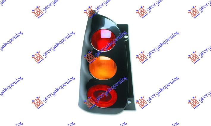 STOP LAMPA -02 CRNI OKVIR ULO