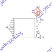 HLADNJAK INTERCOOLER 1.3 MJTD (192x209x65)