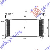 HLADNJAK KLIME 2.2/2.7 HDi (67x30.7)