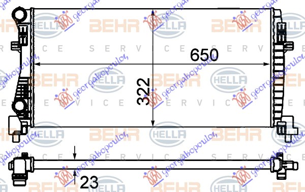 HLADNJAK MOTORA 1.2 BENZIN 1.6DIZEL (650x325) B-A