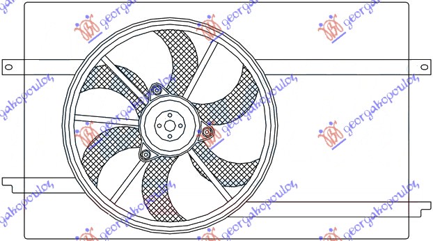 VENTILATOR KOMPLET BENZIN