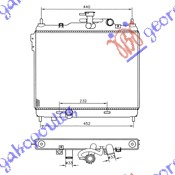 HLADNJAK MOTORA 1.5 CRDi +/-A/C (37.2x49.5x19