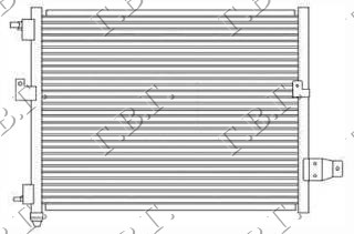 HLADNJAK KLIME 1.0i/1.1i 12V (39.5x34.2)