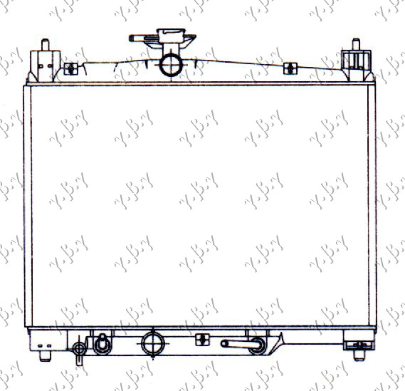 HLADNJAK KLIME 1.0i 16V VTi (35x49)AUT OTVOREN SISTEM