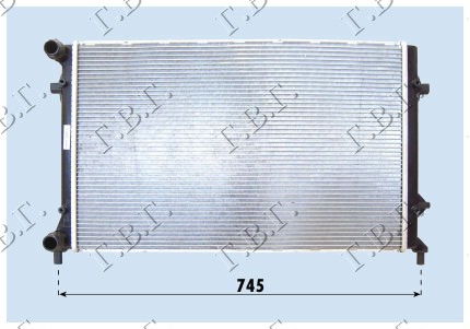 HLADNJAK MOTORA 1.8-2.0 BEN 650x450 LEMLJEN