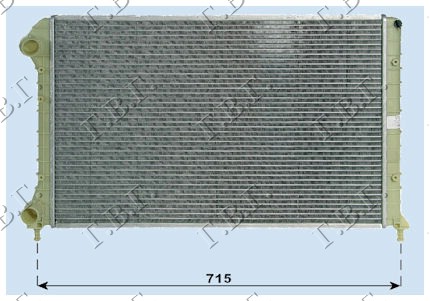 HLADNJAK MOTORA 1.4 8V-1.6 16V-1.9D+A/C(65x40