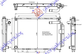 HLADNJAK MOTORA +KLIMA (IZJEDNA) BENZIN (51x38x38)