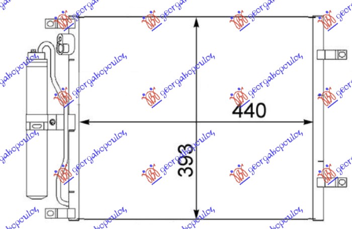 HLADNJAK KLIME 1.5 dCi DIZEL (490x376x16) -05