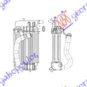 HLADNJAK INTERCOOLER 1.4 D4D (250x190x64)