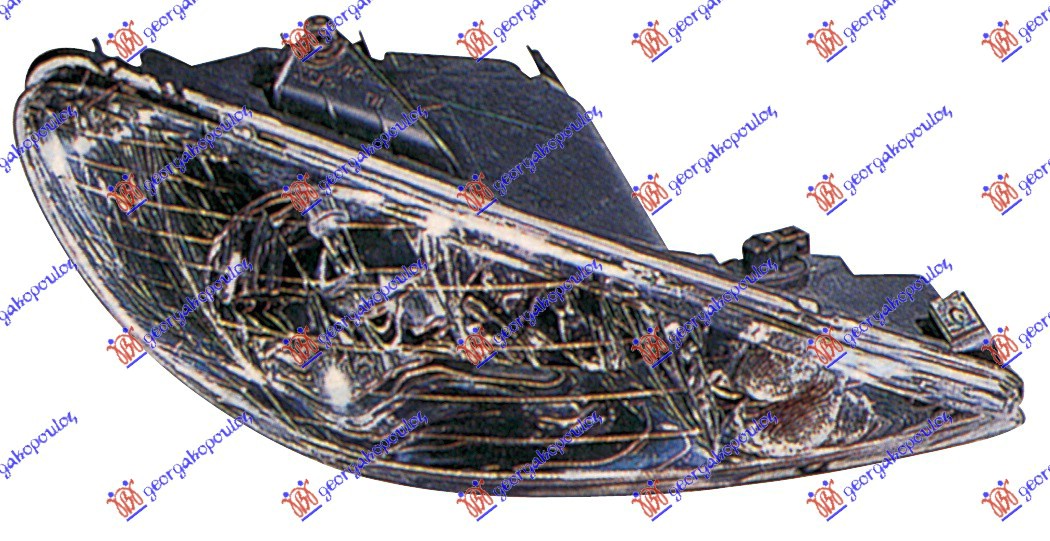 FAR ELEKTRICNI DUPLO SOCIVO (H7/H7) -2006 (TYC)