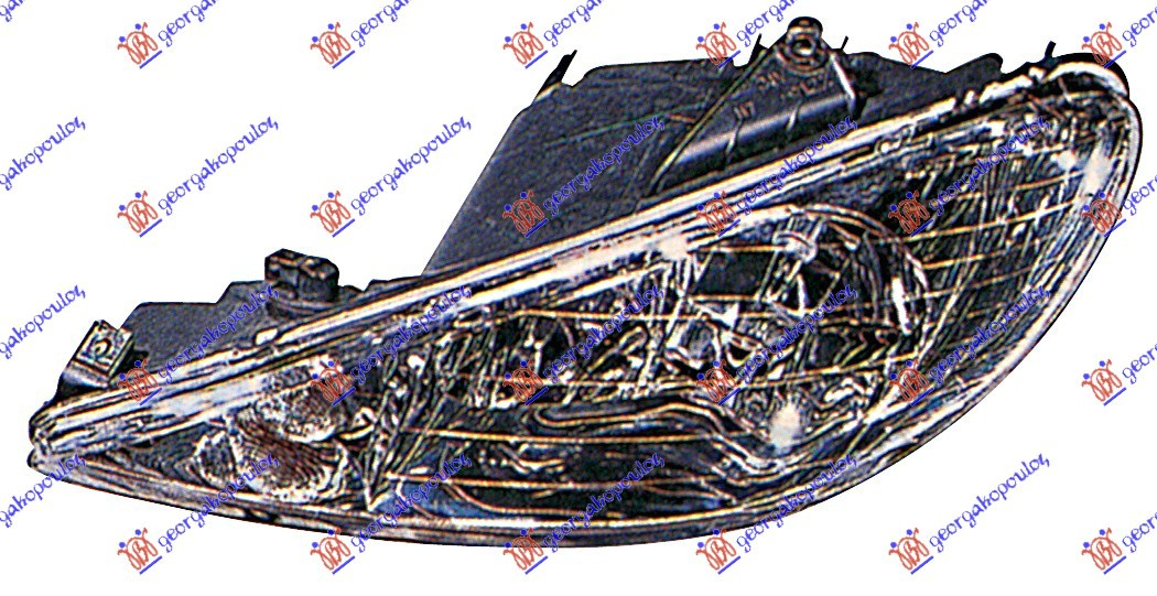 FAR ELEKTRICNI DUPLO SOCIVO (H7/H7) -2006 (TYC)