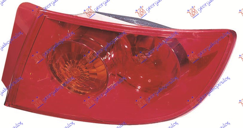 STOP LAMPA SPOLJASNJA CRVENA 4 VRATA -07