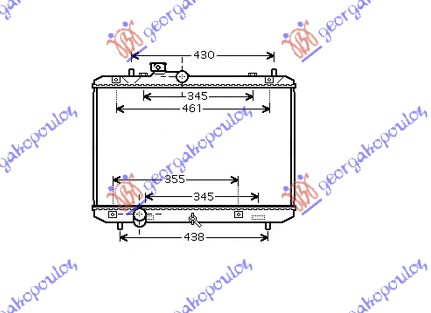 HLADNJAK MOTORA 1.3/1.5i 16V (+/-AC) (37.5x55)