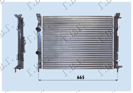 HLADNJAK 1.6-2.0-1.5-1.9D M/A +/-AC(59x45x28