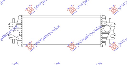 HLADNJAK INTERCOOLER 1.9DTi DIZEL(540x175x40)