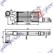 HLADNJAK INTERCOOLER 1.3-1.7CDTi(27.9x12.7x4.6)Z1