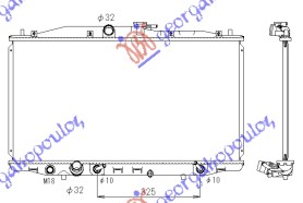 HLADNJAK MOTORA 2.0i 16V +/-A/C (37.5x71.3)AUTO