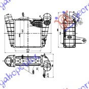 HLADNJAK INTERCOOLER 1.2/1.4/1.6/1.9 TDi DIZEL