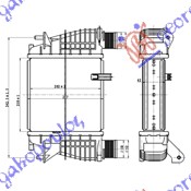 HLADNJAK INTERKULERA 1.2 TCE ?????? - 1.5 dCi (210x205x64)