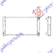 HLADNJAK MOTORA BENZIN-DIZEL +A/C(52.5x32x3.4