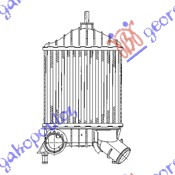 HLADNJAK INTERCOOLERA 1.9 JTD-MULTIJET (191x204x6)