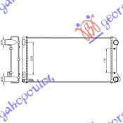 HLADNJAK MOTORA 130 1.8i 16V 1.9 D-JTD (58x30.6)