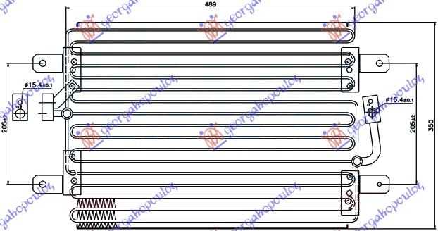 HLADNJAK KLIME 1.6 BENZIN (48x35x25)