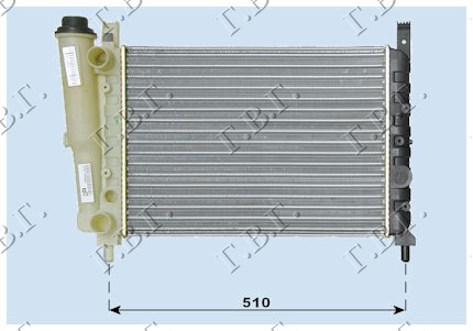 HLADNJAK MOTORA 1.1-1.3-1.4-1.5 (44X32)