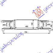 HLADNJAK INTERKULERA 1.3 JTD-JTDM (45x100x53) 90 KS