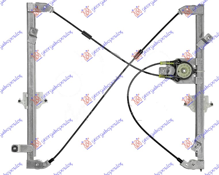 PODIZAC PREDNJEG PROZORA ELEKTRICNI (BEZ MOTORA) (A KVALITET)