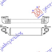 HLADNJAK INTERCULERA 2.2-2.7 CDi (650x127x62)