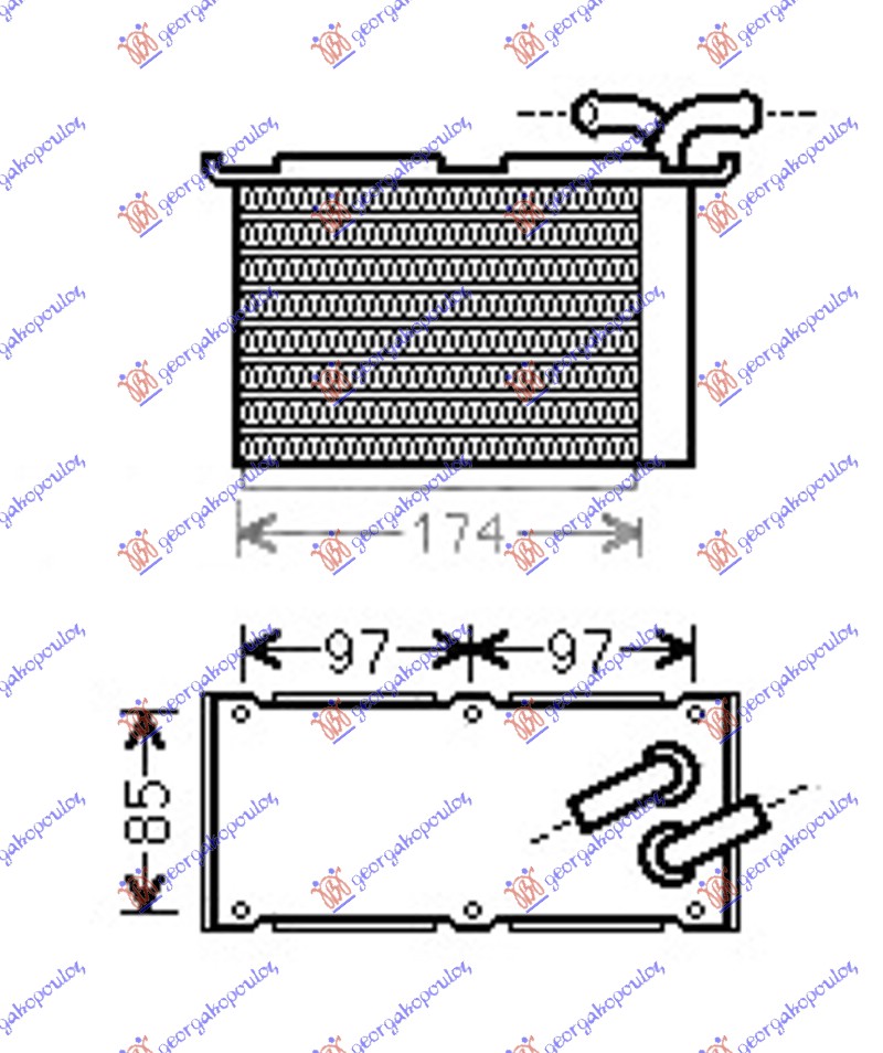 HLADNJAK DODAT 1.2-1.4 TFSi (120x200x60)