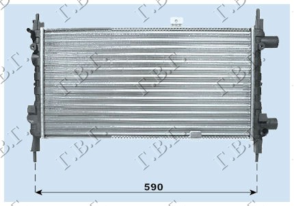 HLADNJAK MOTORA 1.2 CC (53x29)