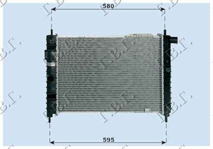 HLADNJAK MOTORA 1.7 DIZEL (52x37)