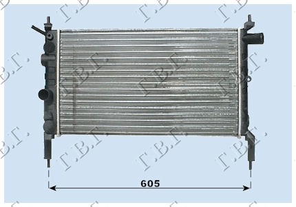 HLADNJAK MOTORA 1.4 - 1.6 (52.5x31)