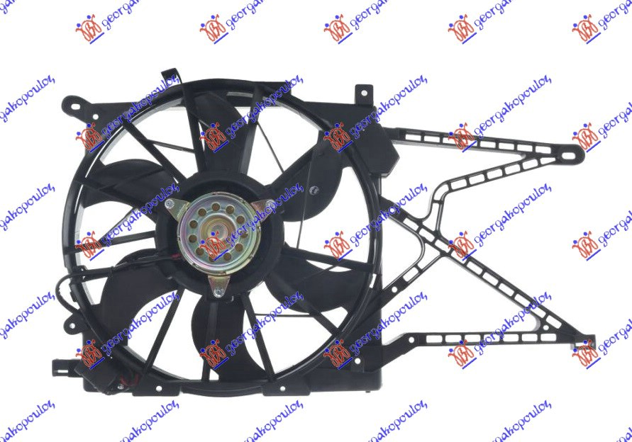 VENTILATOR KOMPLET (DIZEL) (-AC) (3 PIN)