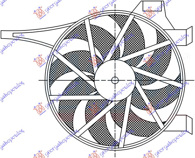 VENTILATOR KLIME 1.3 - 1.7 CDTi (180 WATT)