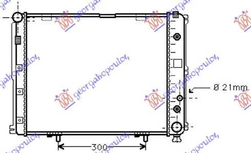 HLADNJAK 2.0 - 2.3 BENZIN MAN/AUTOM +/ - AC (49x49)