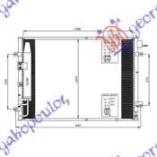 HLADNJAK KLIME 2.4/3.5i 16V 2.5CRDi (59x41)