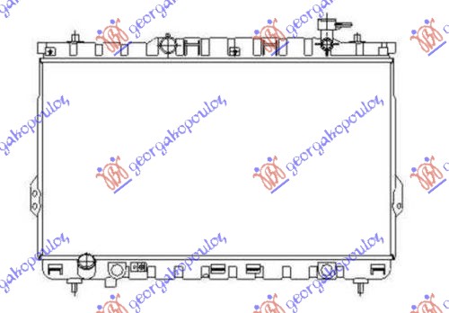 HLADNJAK MOTORA 2.0 - 2.4 16V MAN+/ - A/C (72x40)