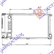 HLADNJAK MOTORA 2.0/2.5 BENZIN 6 CILINDARA (52x33x32)