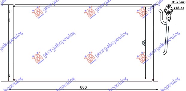 HLADNJAK KLIME BENZIN/DIZEL (63x34)