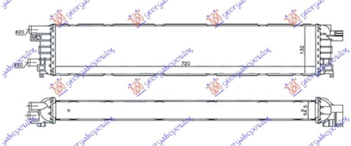 DODATNI HLADNJAK 3.0TFSI/S4 BENZ 2.0TDi720x132