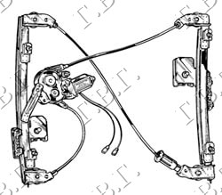 PODIZAC PREDNJEG PROZORA ELEKTRICNI 3/5 VRATA (A KVALITET)