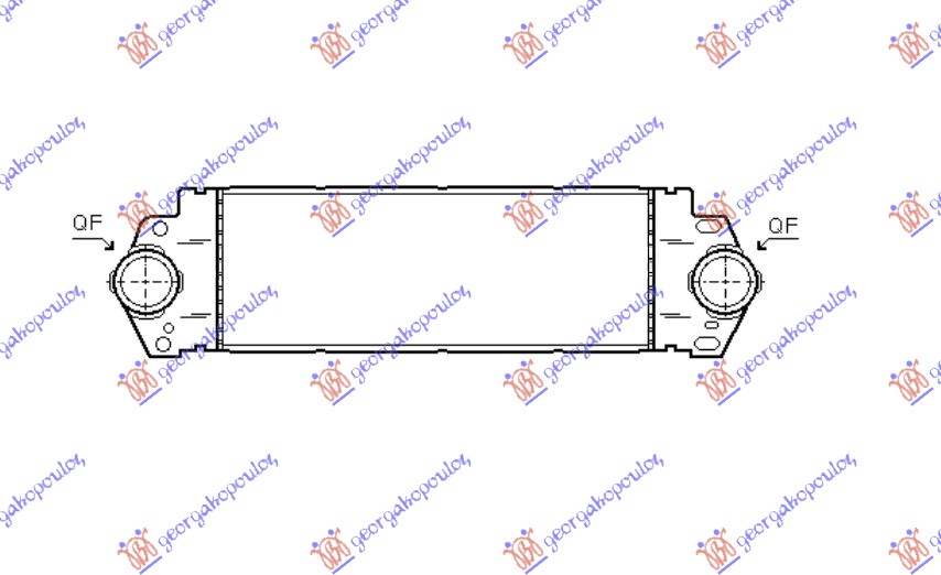 HLADNJAK INTERKULERA 1.9/2.0/2.5 TDi (720x195)