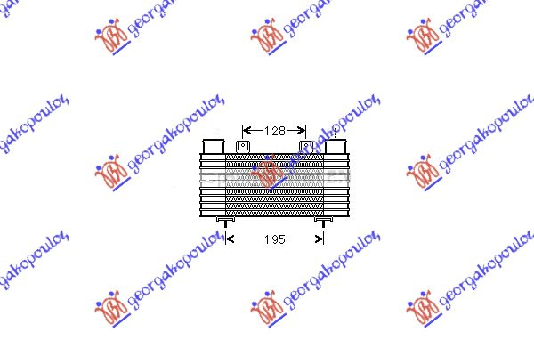 HLADNJAK INTERKULERA 2.5/2.9 TD (20x14x64)